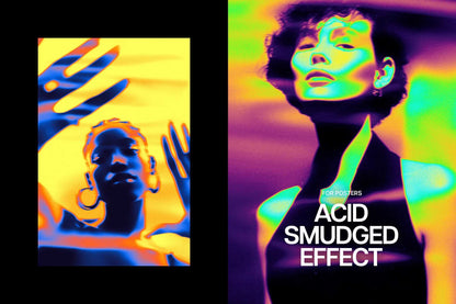 The Acid Rush Bundle Of 20 Photoshop Effects
