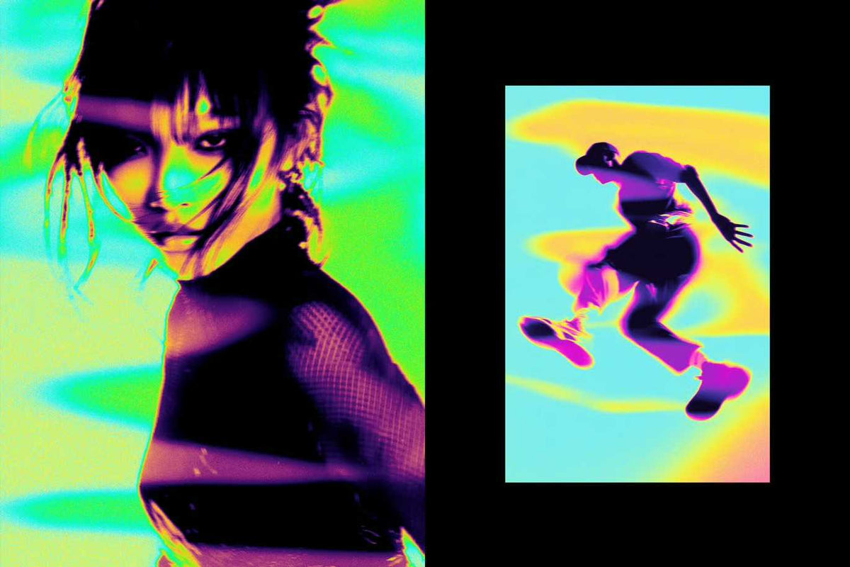 The Acid Rush Bundle Of 20 Photoshop Effects