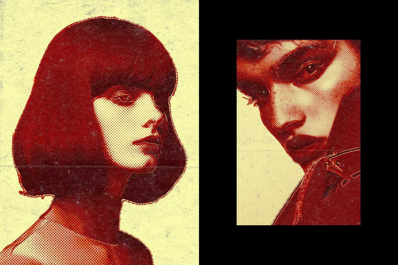 24 Iconic Retro Design Photoshop Templates Bundle - Photoboto