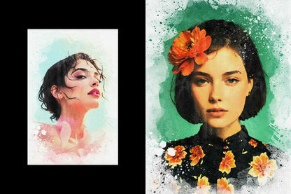 22 Sketch & Paint Photoshop Effects Bundle