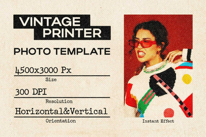 21 Screenprint Photoshop Effects Bundle