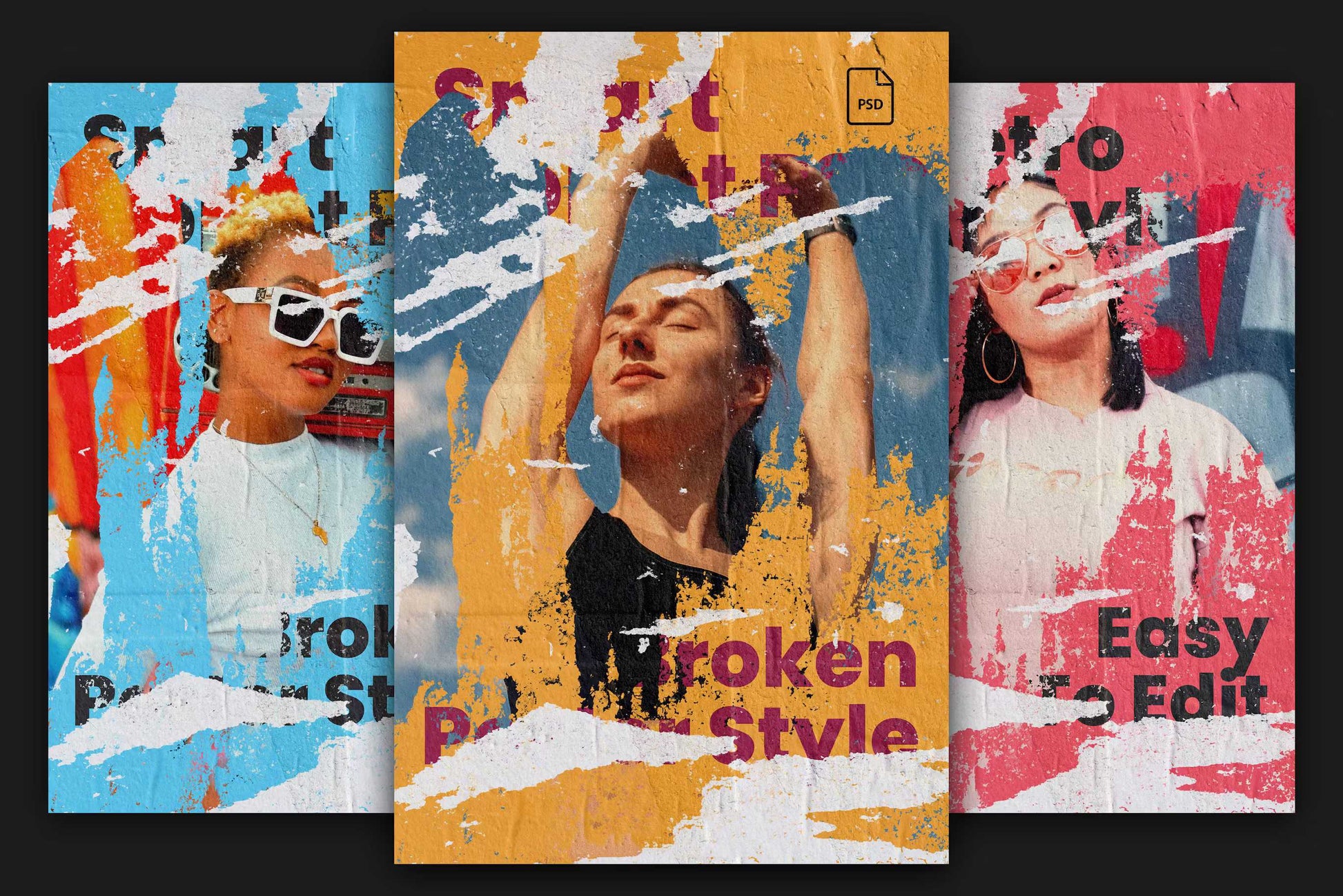 18 Comprehensive Portrait Photoshop Templates Bundle - Photoboto