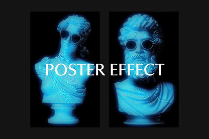 20 Retro Reimagined Photoshop Templates Pack - Photoboto