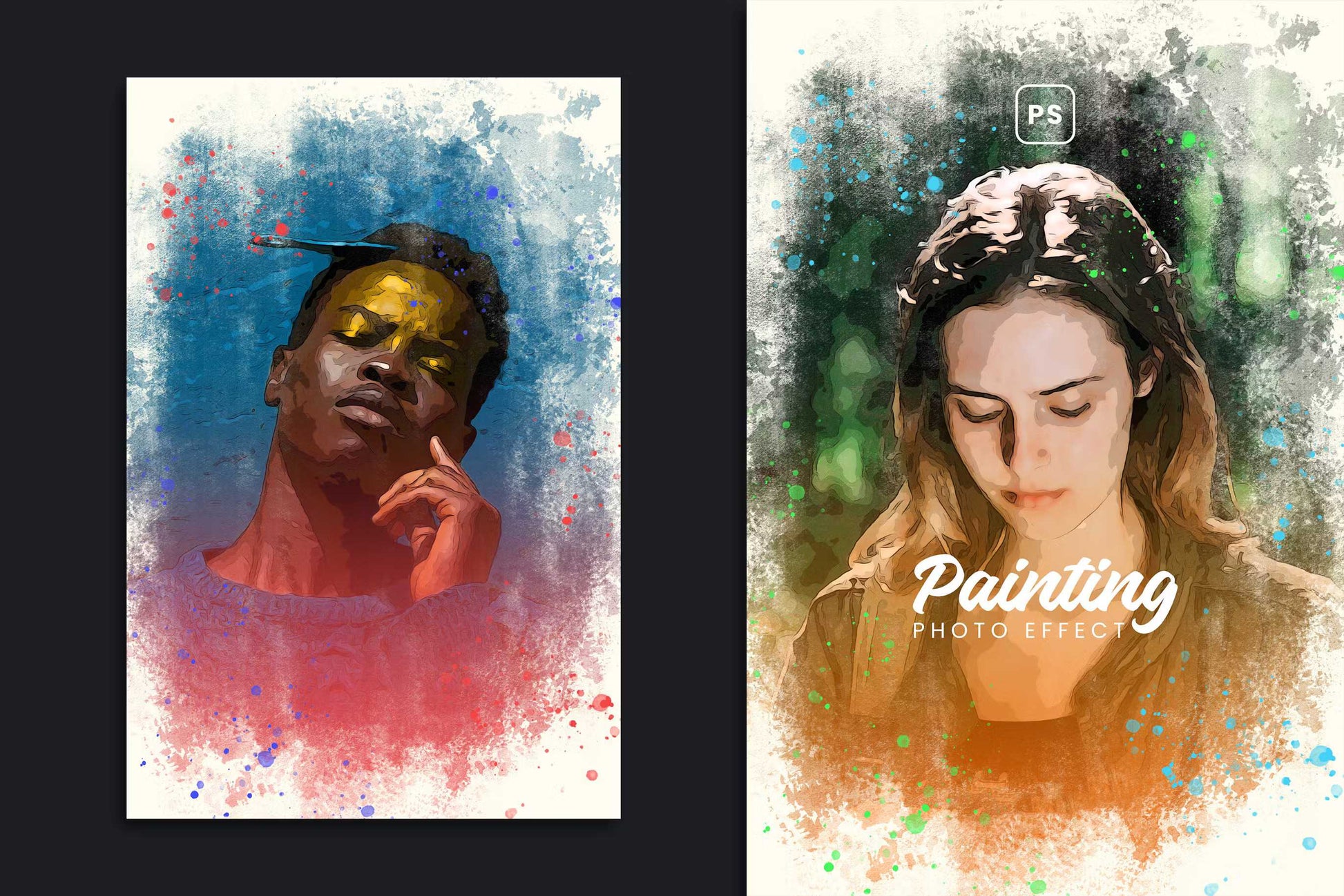 18 Comprehensive Portrait Photoshop Templates Bundle - Photoboto