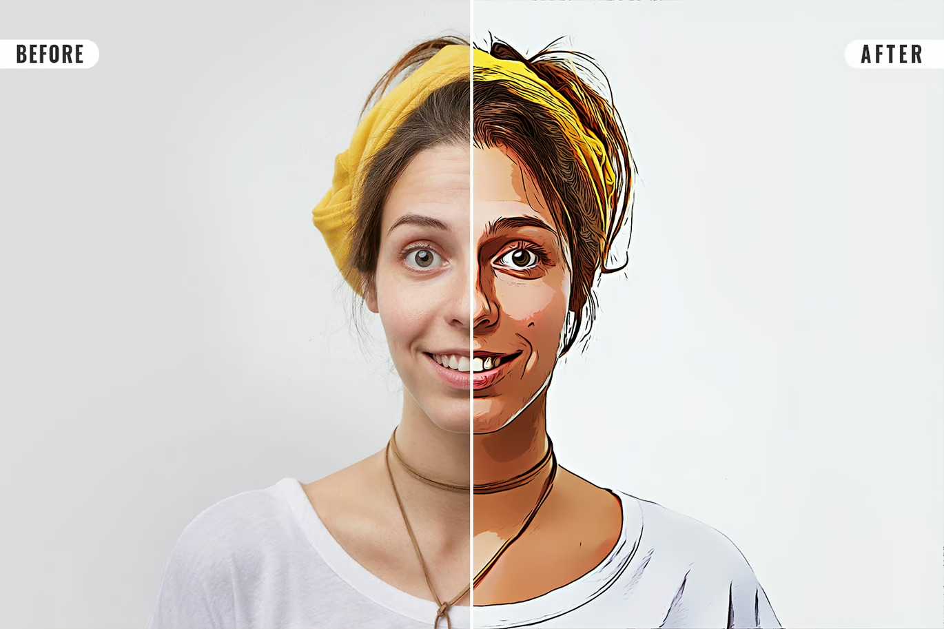 18 Cartoon Photoshop Templates Collection - Photoboto