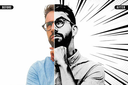 29 Comic Photoshop Templates Collection - Photoboto