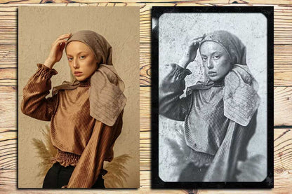 23 Realistic Vintage Photoshop Templates Bundle - Photoboto