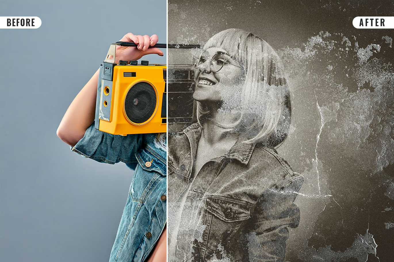 18 Charming Retro Photoshop Templates Bundle - Photoboto