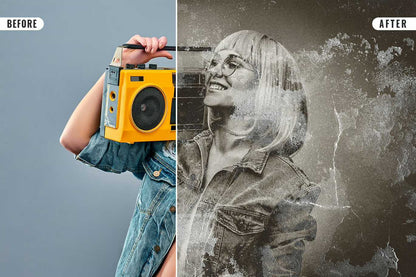 18 Charming Retro Photoshop Templates Bundle - Photoboto