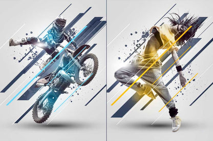 21 Dynamic Photoshop Effects Bundle - Photoboto