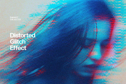 31-In-1 Cyber Distortion Photoshop Effects Bundle