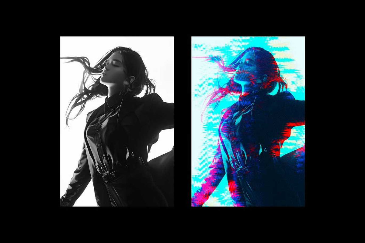 31-In-1 Cyber Distortion Photoshop Effects Bundle