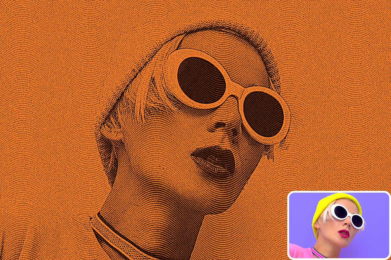 16 Retro Engraved Photoshop Templates Bundle - Photoboto