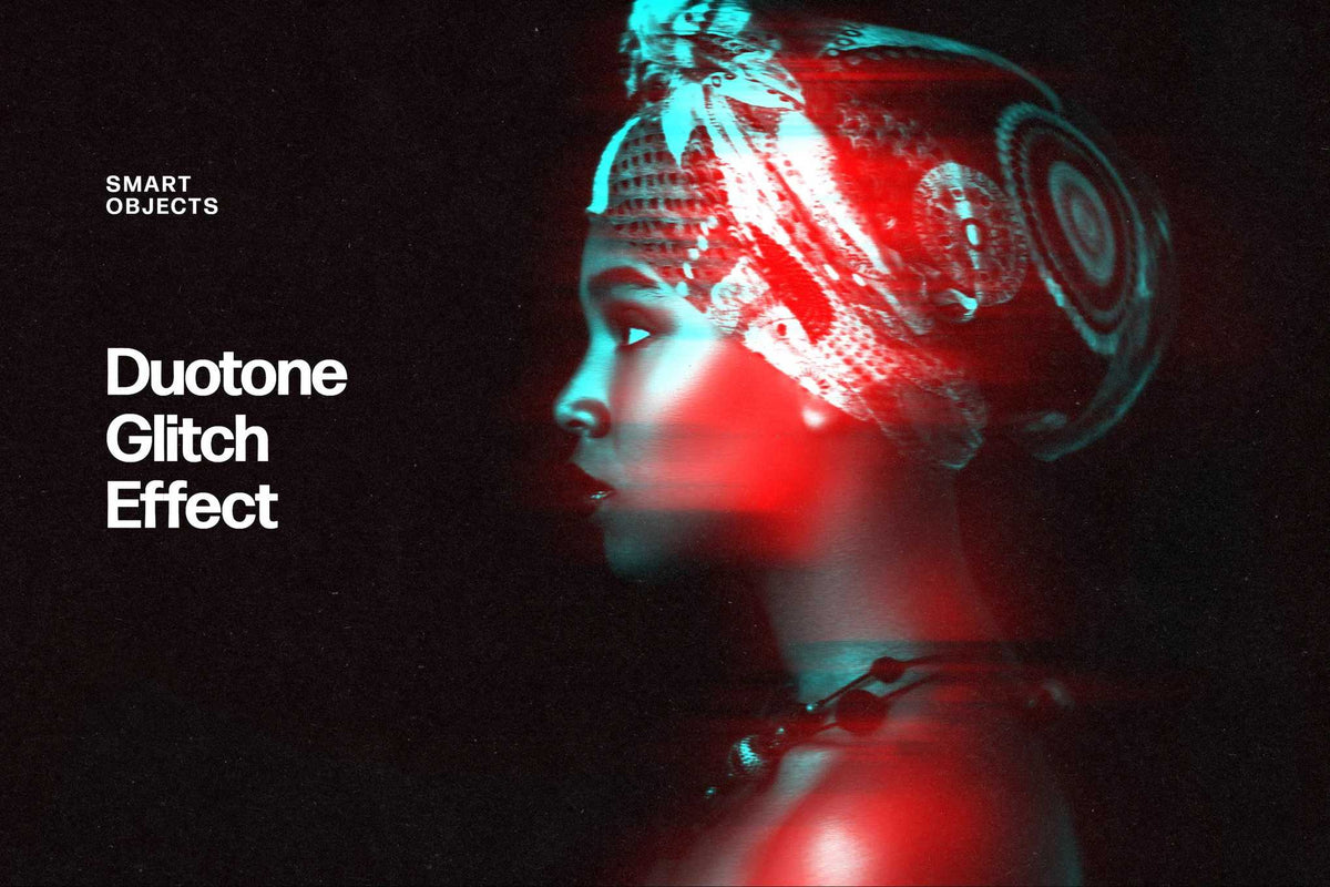 31-In-1 Cyber Distortion Photoshop Effects Bundle