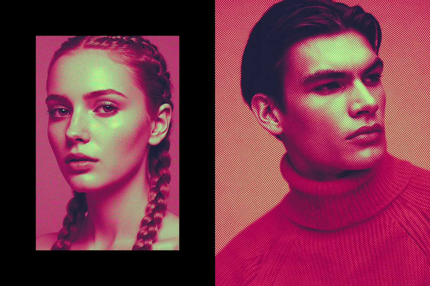 21 Retro Print Photoshop Effects Bundle