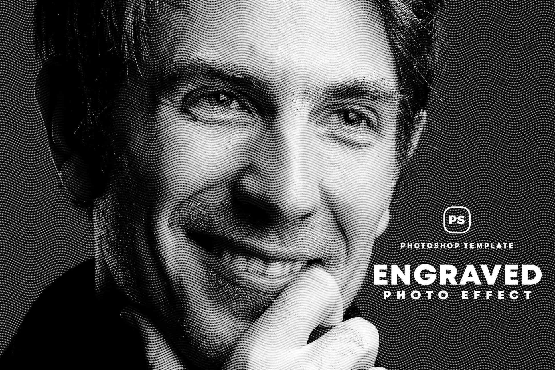 16 Retro Engraved Photoshop Templates Bundle - Photoboto