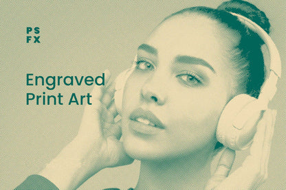 15 Intricate Engraving Photoshop Effects - Photoboto