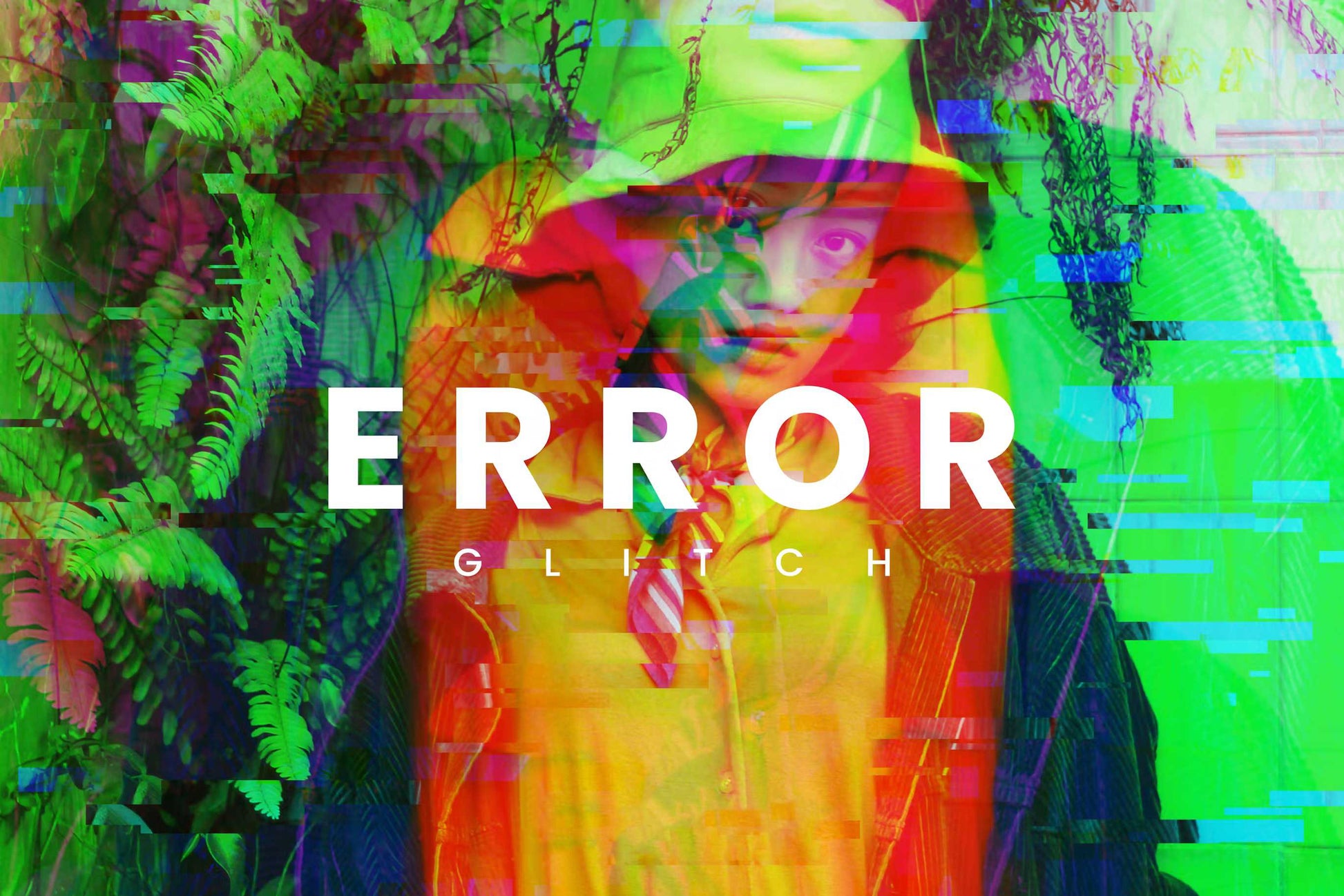 24 Disruptive Glitch Photoshop Effects - Photoboto
