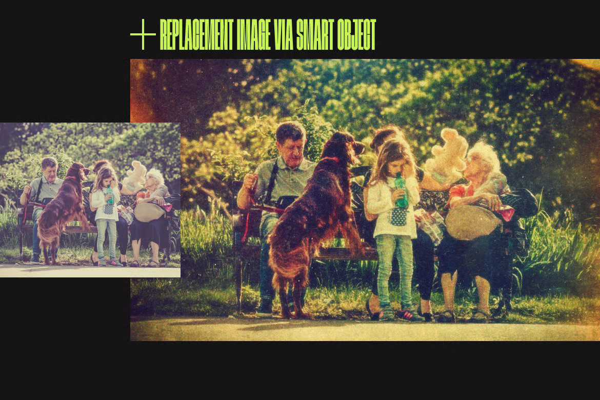 21 Heritage Retro Photoshop Templates Set - Photoboto