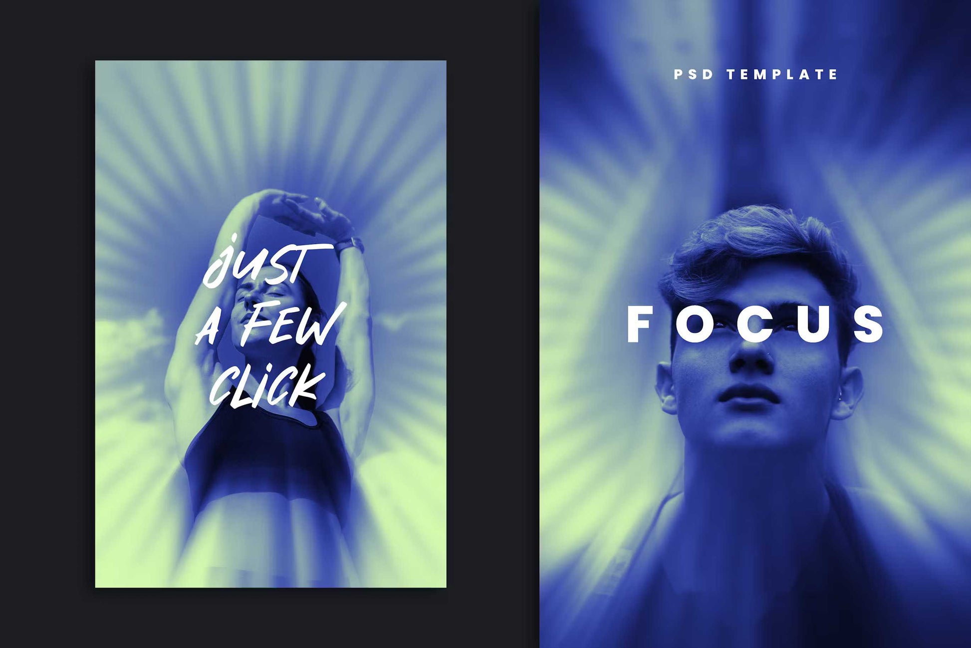 18 Comprehensive Portrait Photoshop Templates Bundle - Photoboto