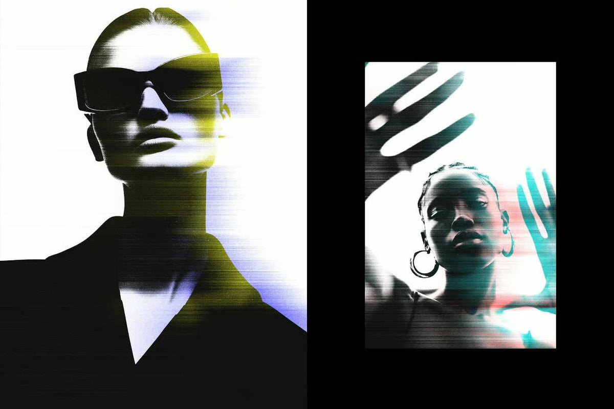 31-In-1 Cyber Distortion Photoshop Effects Bundle