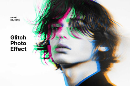 31-In-1 Cyber Distortion Photoshop Effects Bundle