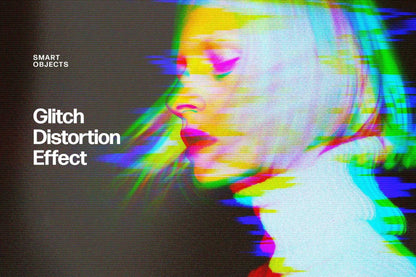 31-In-1 Cyber Distortion Photoshop Effects Bundle