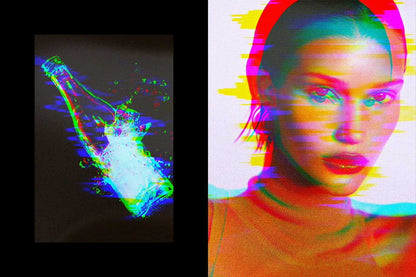 31-In-1 Cyber Distortion Photoshop Effects Bundle