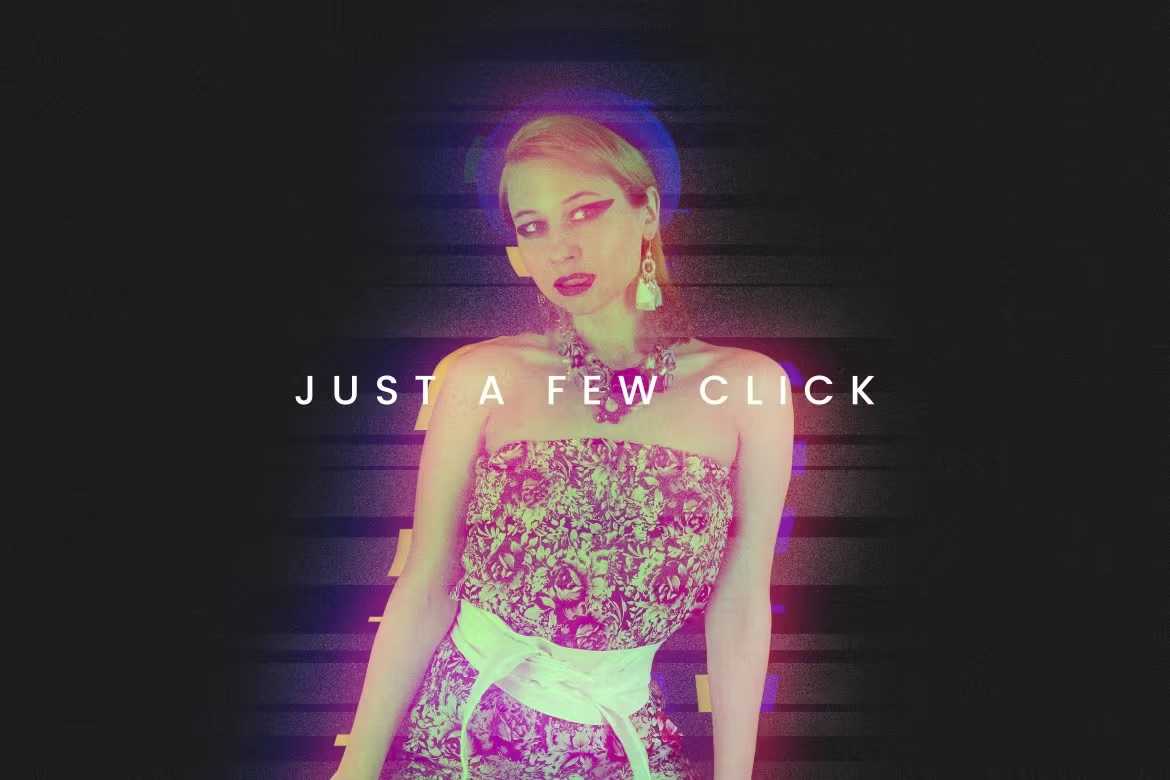 24 Disruptive Glitch Photoshop Effects - Photoboto