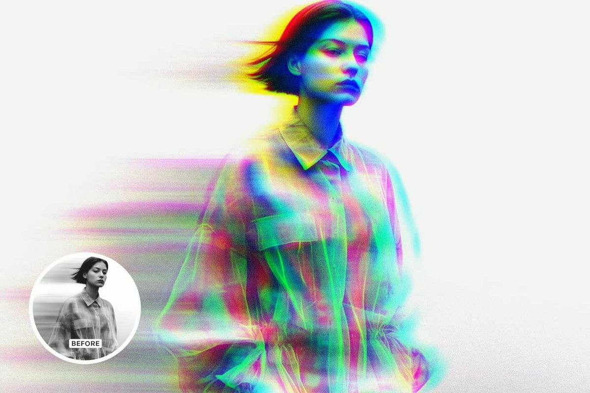 31-In-1 Cyber Distortion Photoshop Effects Bundle