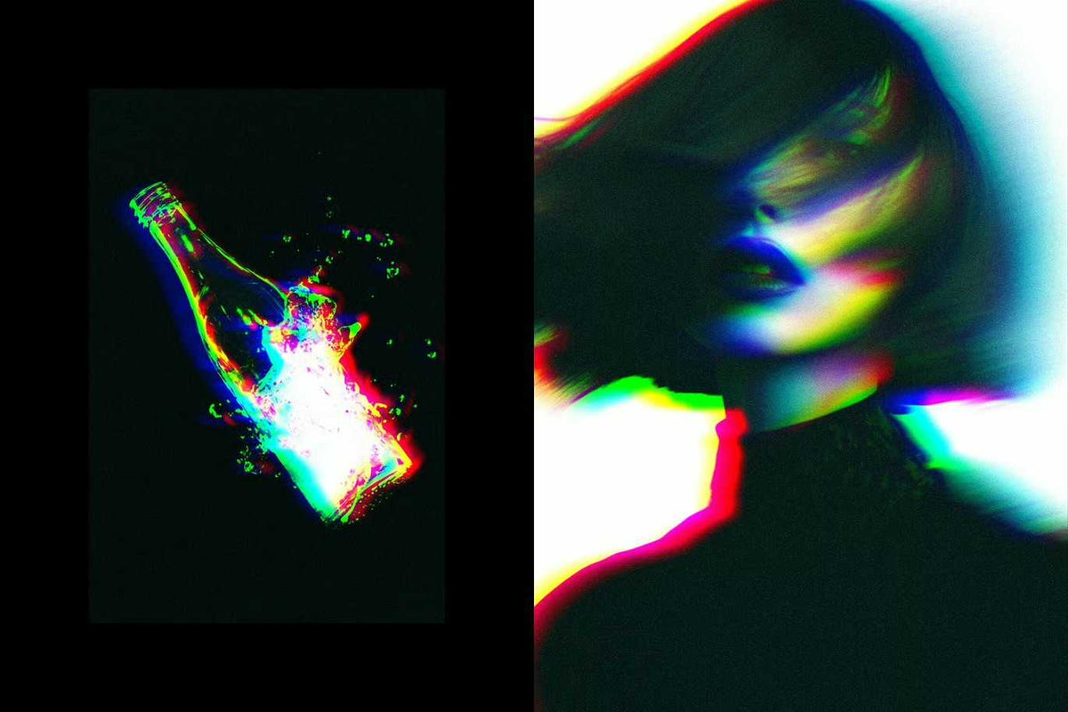 31-In-1 Cyber Distortion Photoshop Effects Bundle