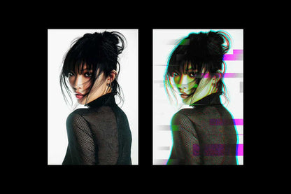31-In-1 Cyber Distortion Photoshop Effects Bundle