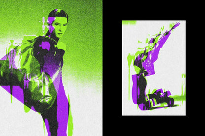 31-In-1 Cyber Distortion Photoshop Effects Bundle