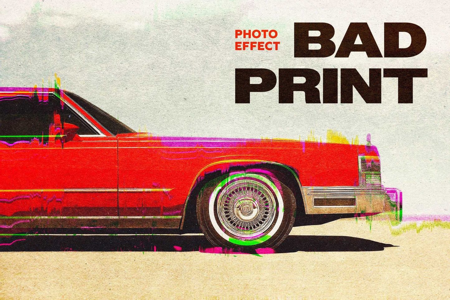 21 Retro Print Photoshop Effects Bundle