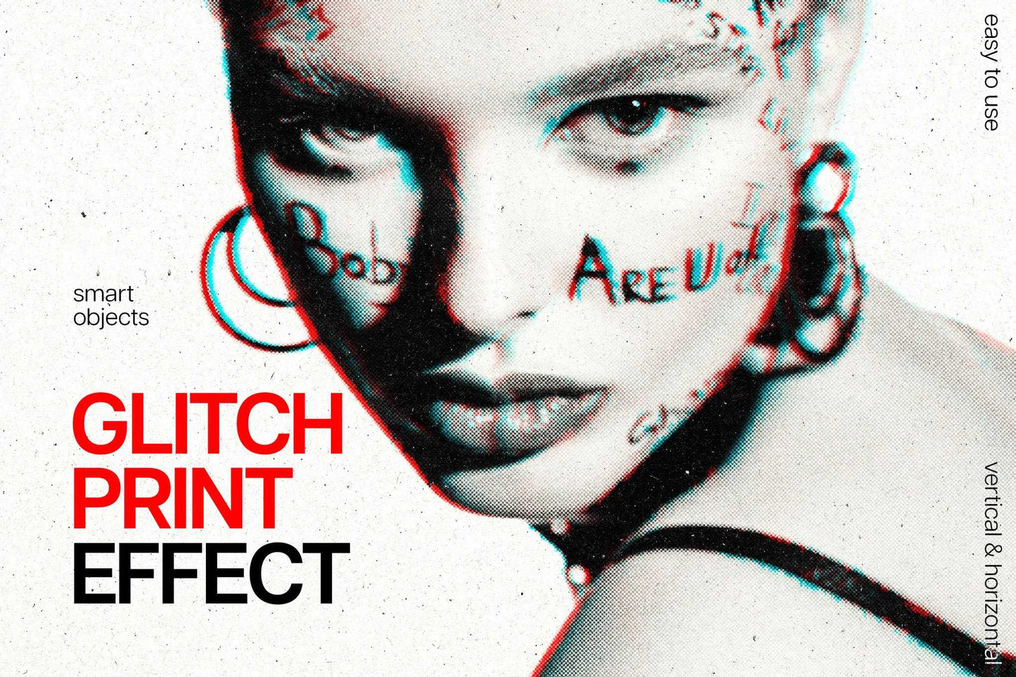 21 Screenprint Photoshop Effects Bundle