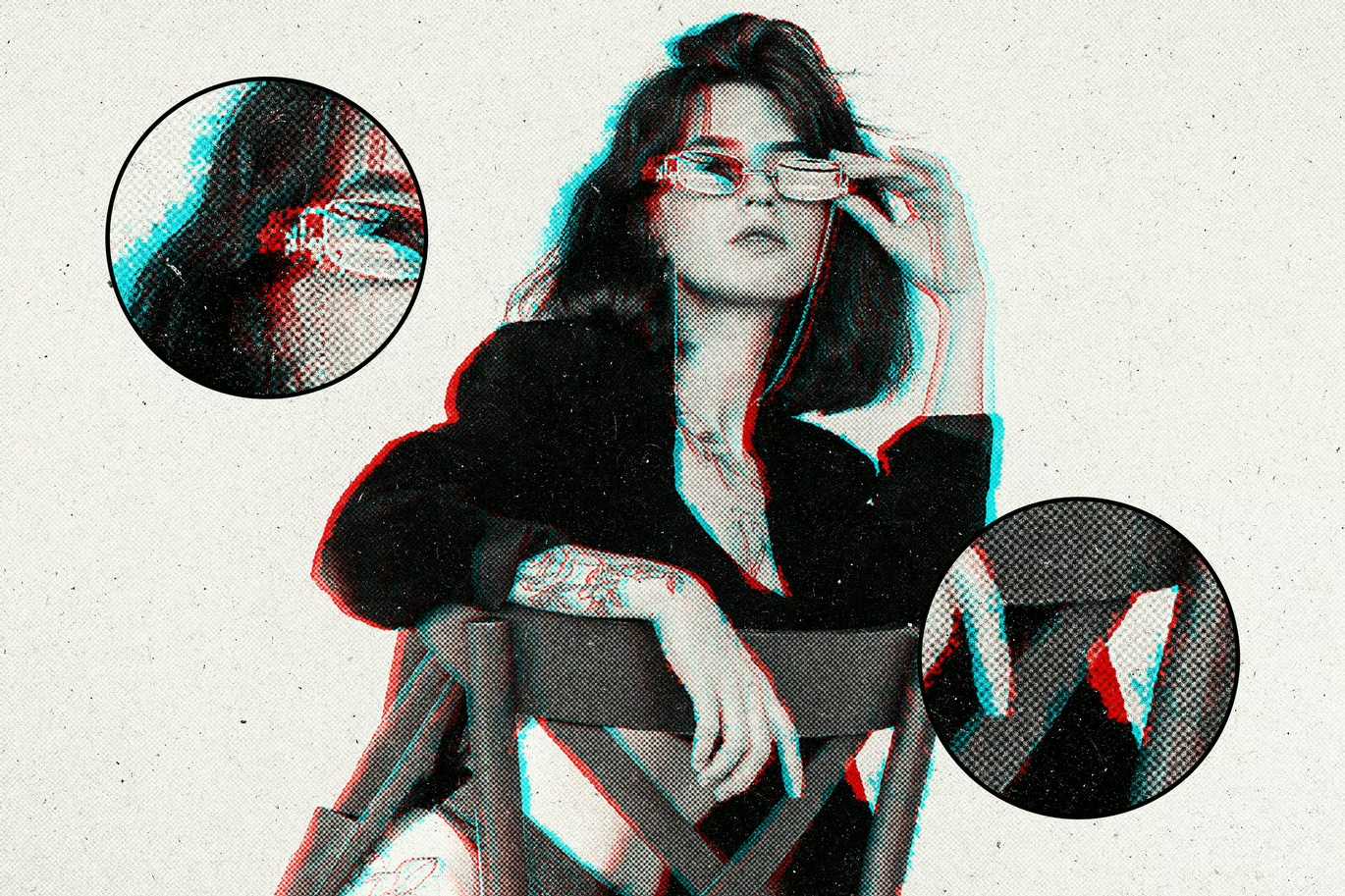 21 Screenprint Photoshop Effects Bundle