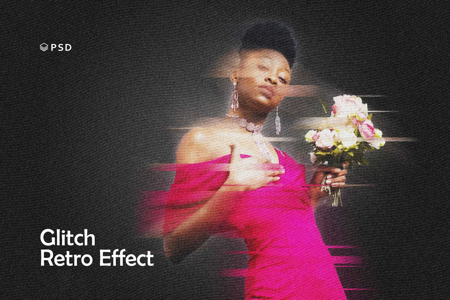 24 Disruptive Glitch Photoshop Effects - Photoboto