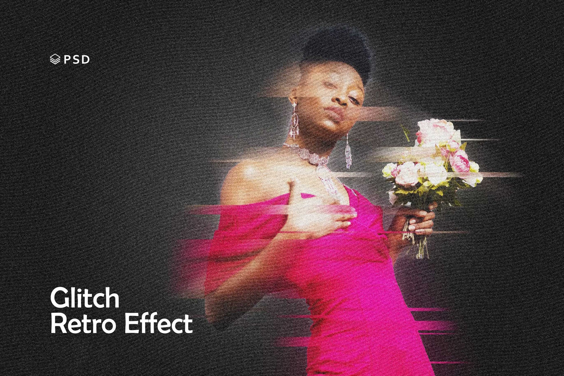 24 Disruptive Glitch Photoshop Effects - Photoboto