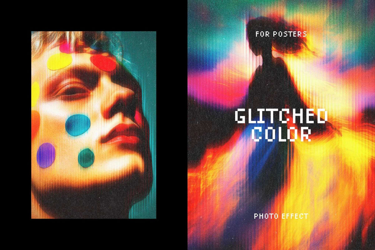 31-In-1 Cyber Distortion Photoshop Effects Bundle