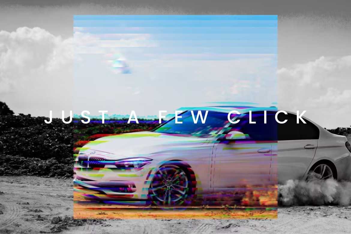 24 Disruptive Glitch Photoshop Effects - Photoboto