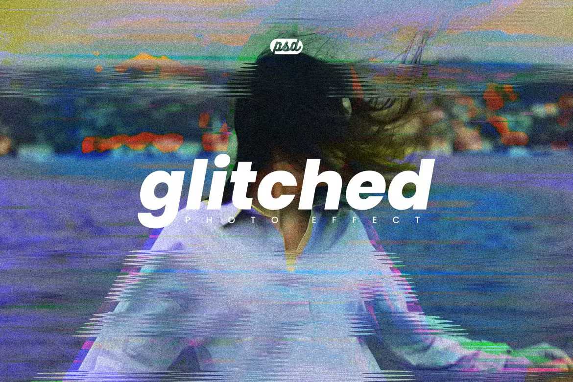 24 Disruptive Glitch Photoshop Effects - Photoboto