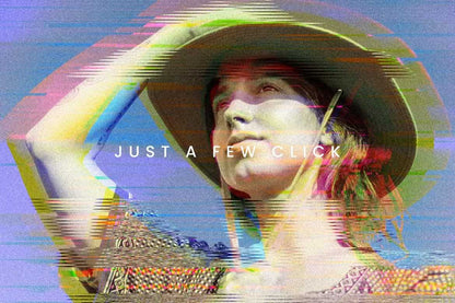 24 Disruptive Glitch Photoshop Effects - Photoboto