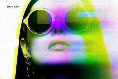 31-In-1 Cyber Distortion Photoshop Effects Bundle