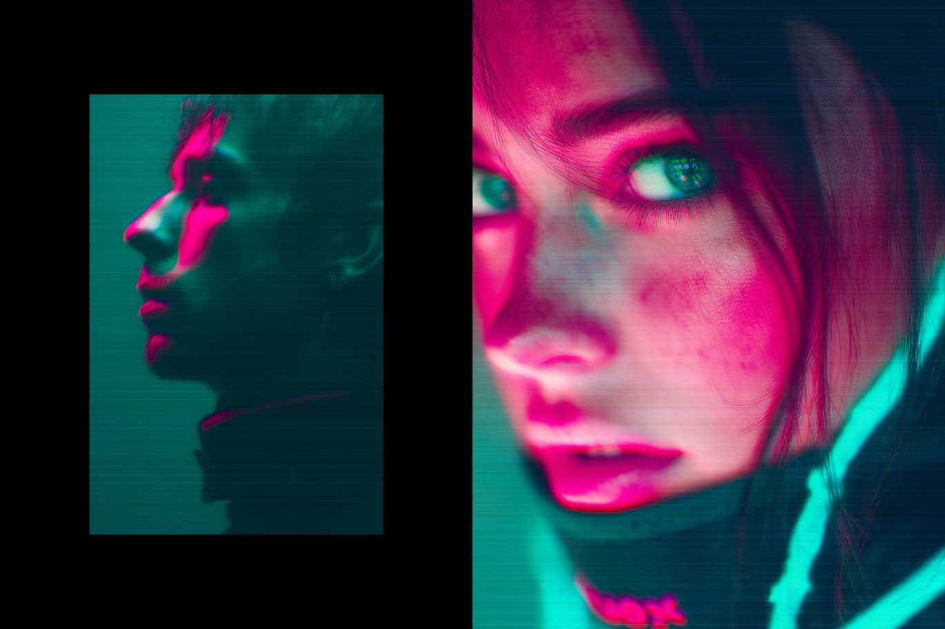 22-In-1 Radiant Glow Photoshop Effects Bundle