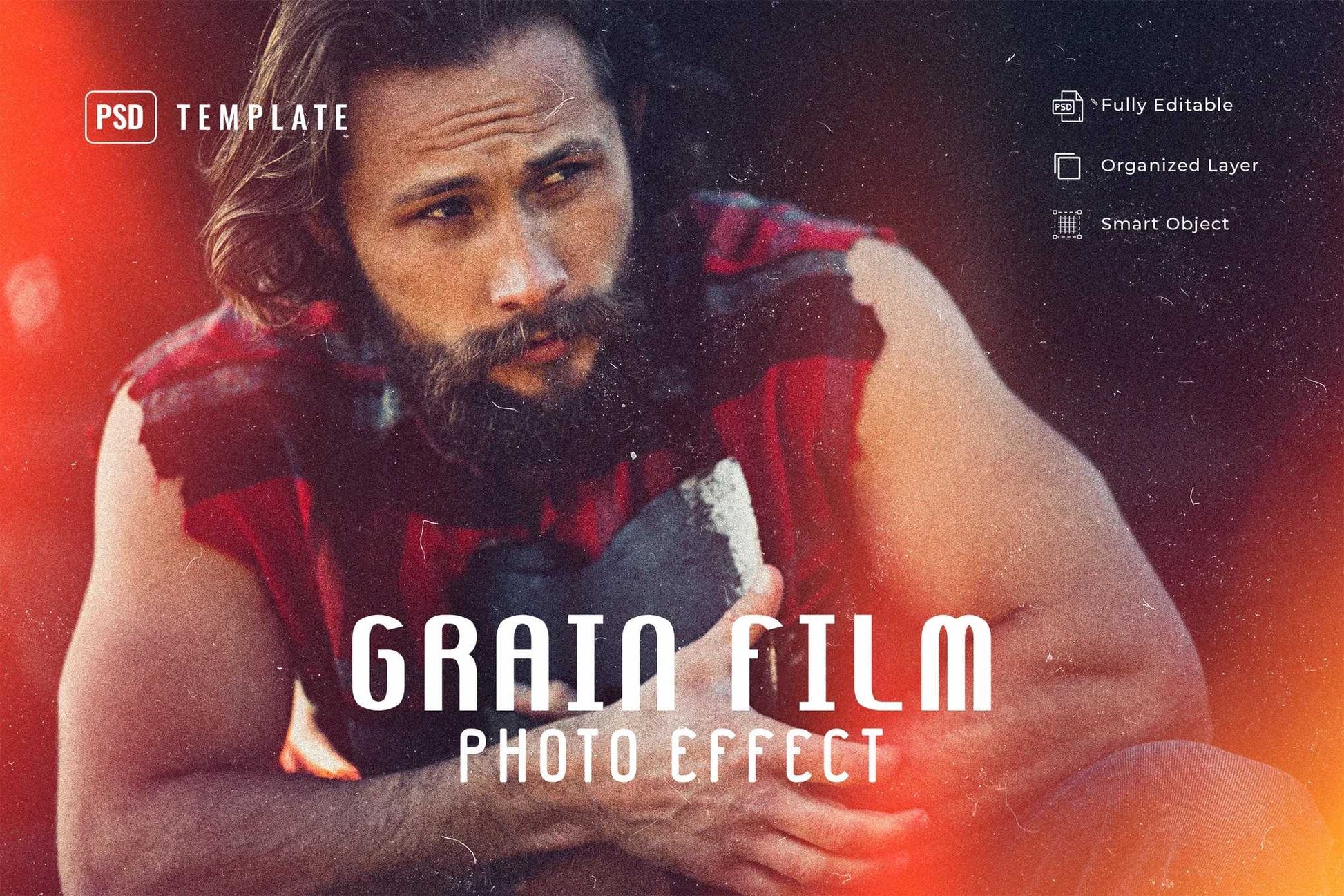 26 Grainy Photoshop Templates Collection - Photoboto