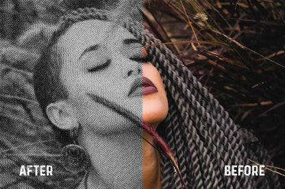 29 Classic Halftone Photoshop Effects - Photoboto