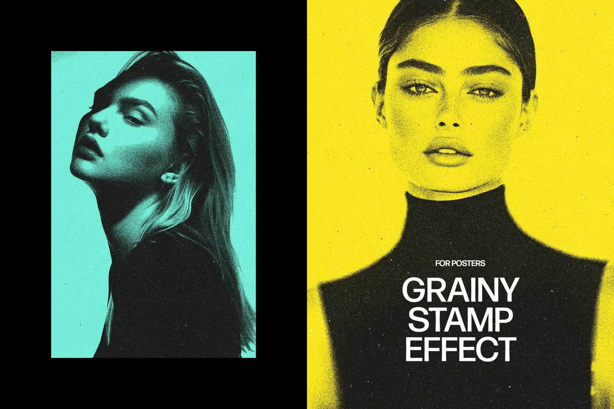 30-In-1 Vintage Grain Photoshop Effects Bundle