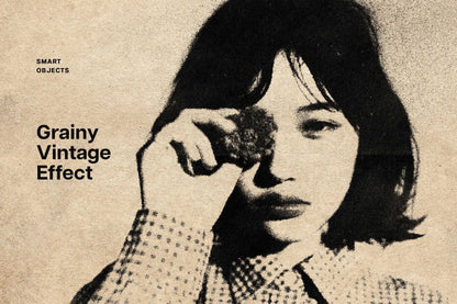 30-In-1 Vintage Grain Photoshop Effects Bundle