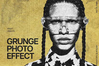 23-In-1 Gritty Grunge Photoshop Effects Bundle
