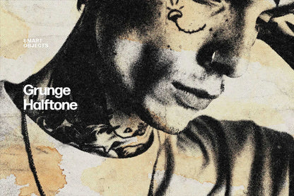 23-In-1 Gritty Grunge Photoshop Effects Bundle